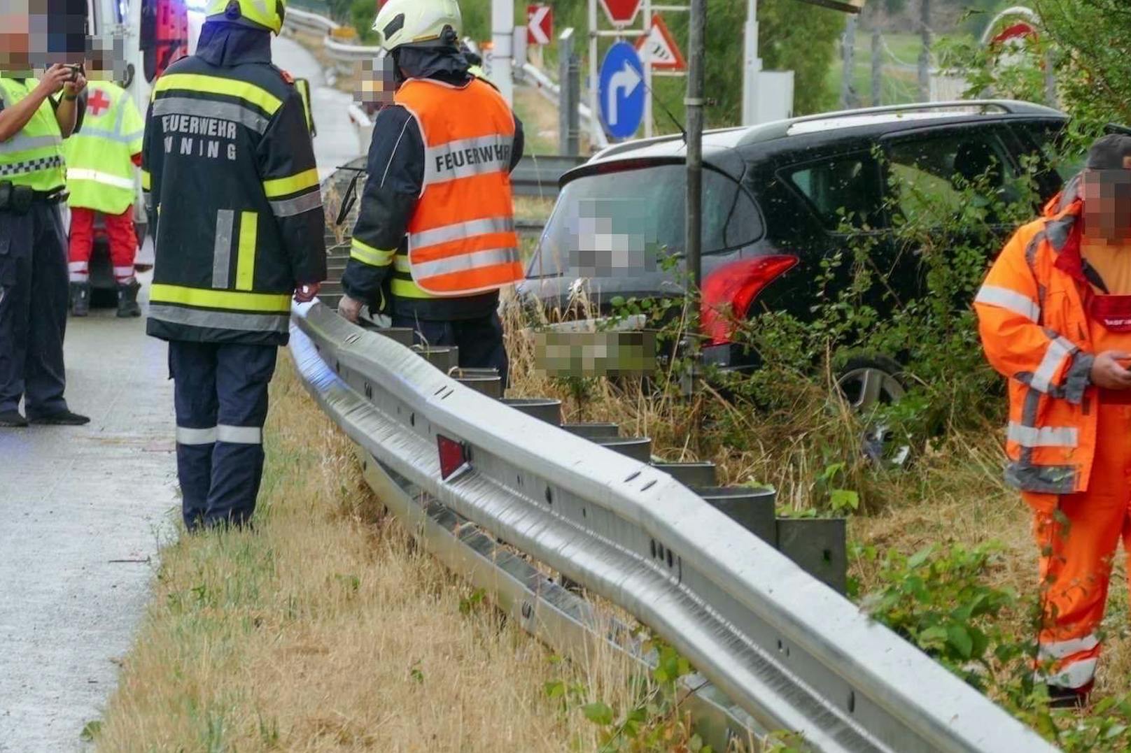 Auch ein Hund saß im Unfallwagen