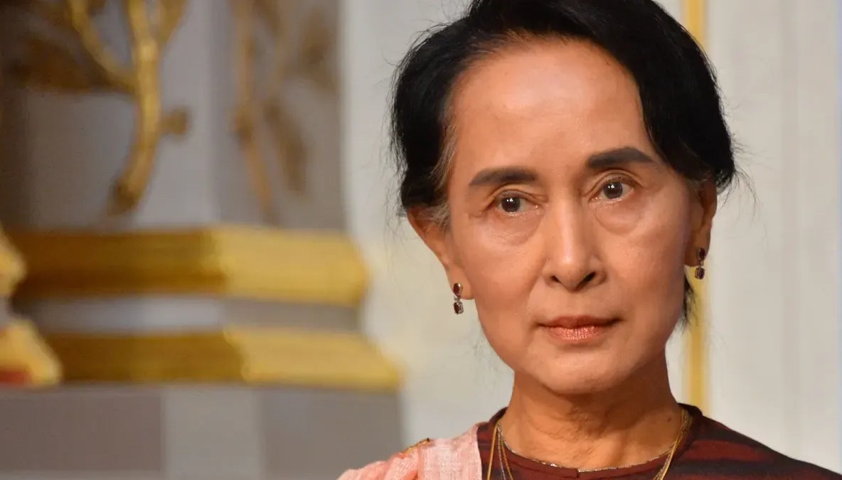 Friedensnobelpreisträgerin Aung San Suu Kyi 