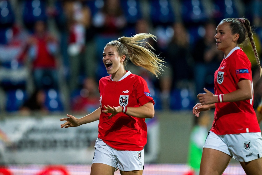 Marie-Therese Höbinger jubelt künftig in Liverpool.