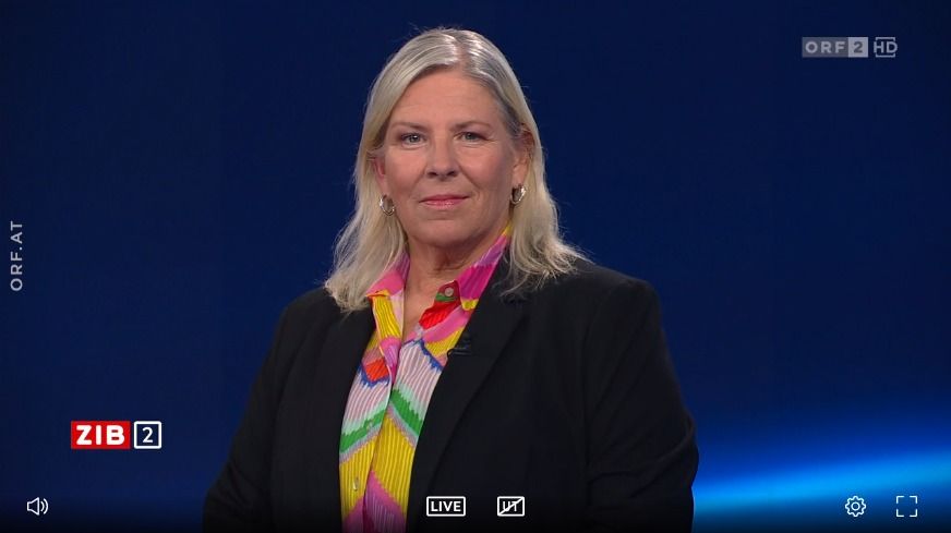 Die ehemalige Gesundheitsministerin und Fachärztin Andrea Kdolsky am späten Dienstagabend in der ORF-