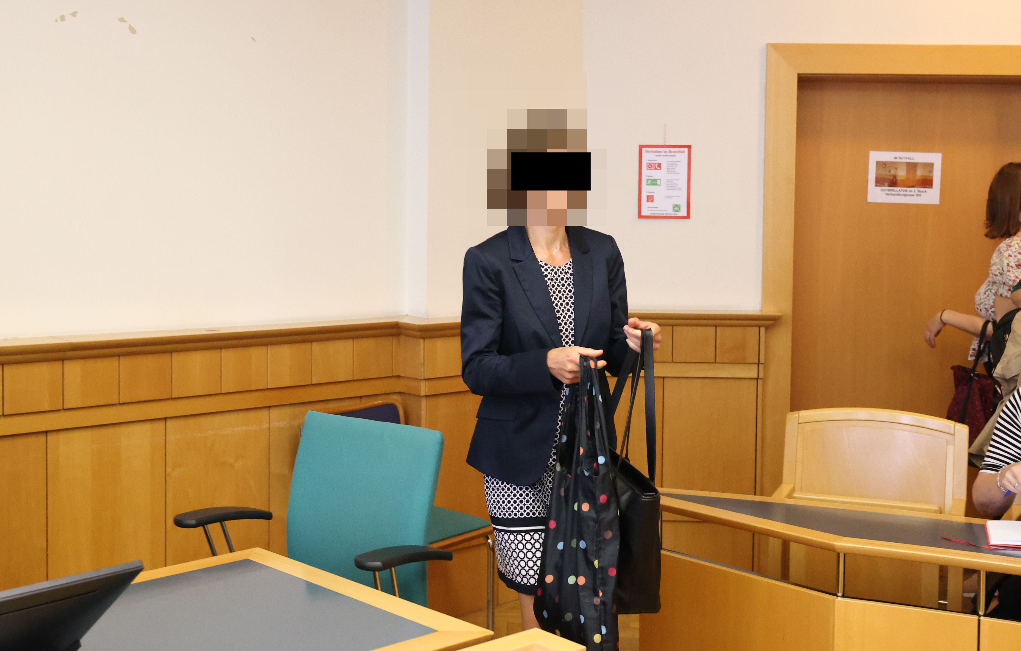 Die angeklagte Akademikerin wusste sich zu verteidigen.