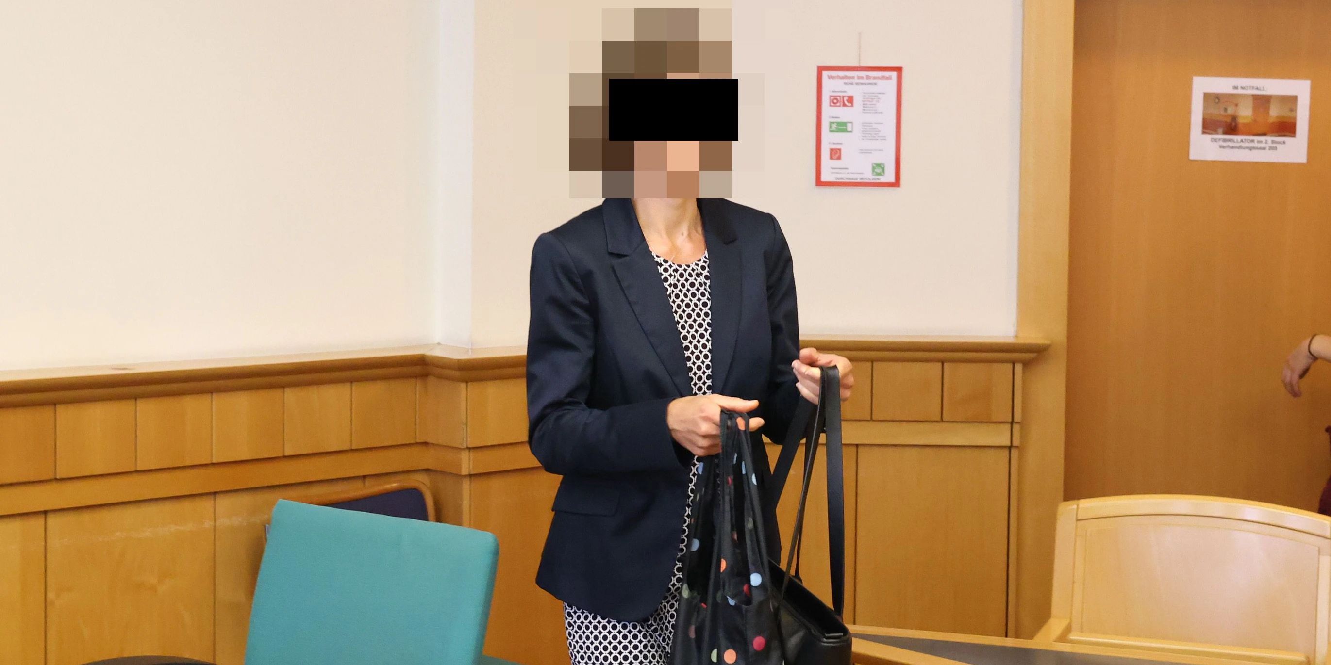 Die angeklagte Akademikerin wusste sich zu verteidigen.