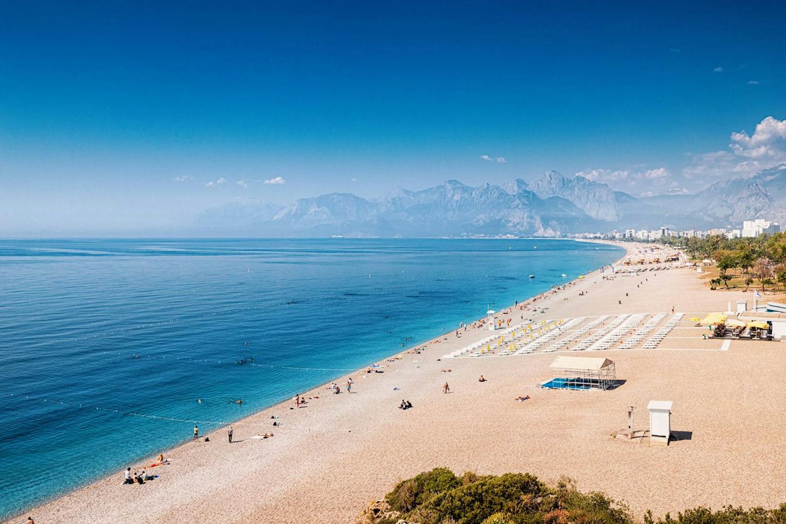 Am Strand von Antalya wollte Familie Bogovic relaxen.