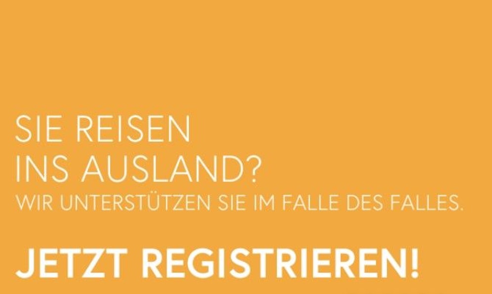 Wer den Urlaub noch vor sich hat, kann sich jetzt auf der Homepage des Außenministeriums registrieren.