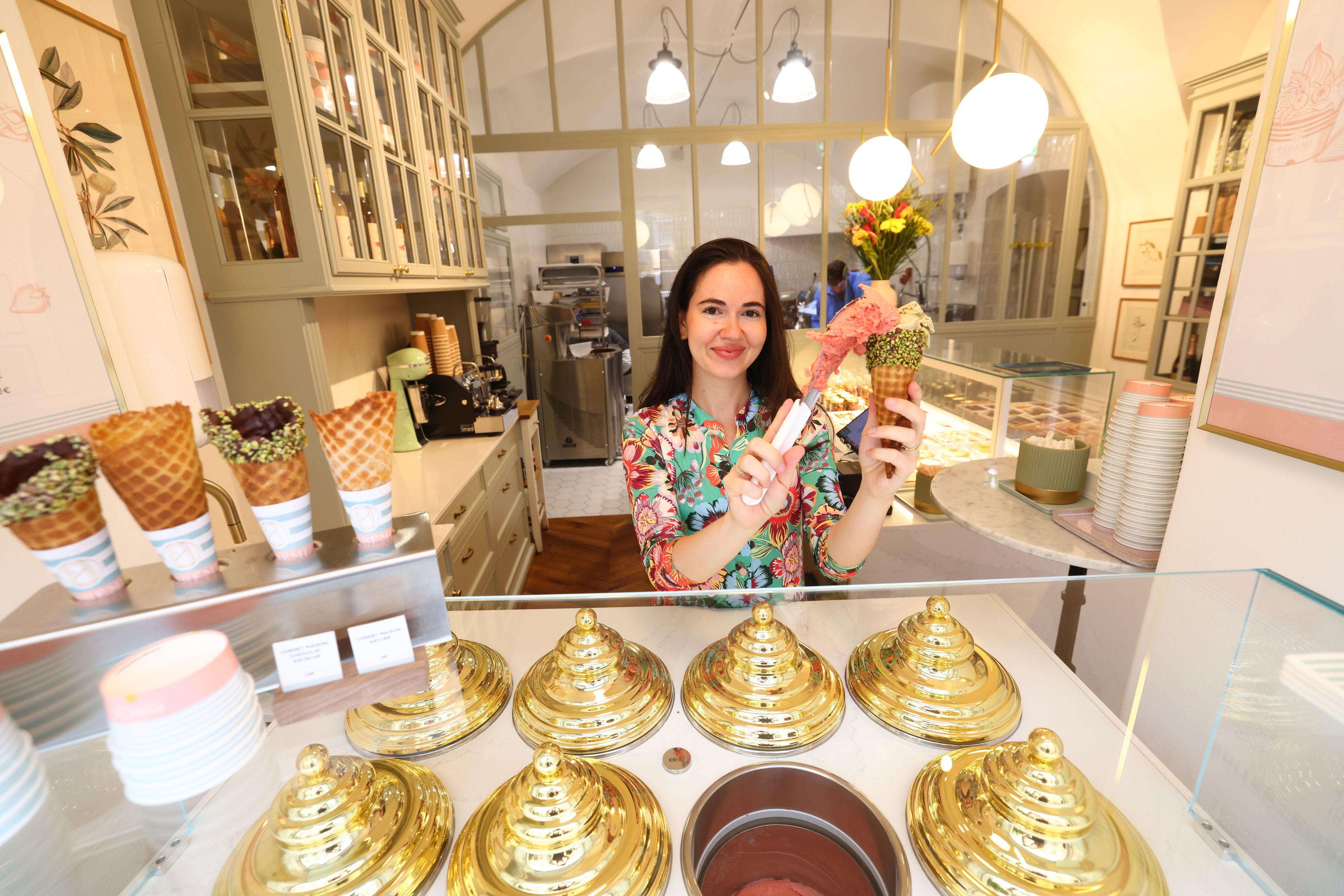 Paremi Eis gibt es bei Patricia Soulier in der Bäckereistraße 10 in der Wiener Innenstadt