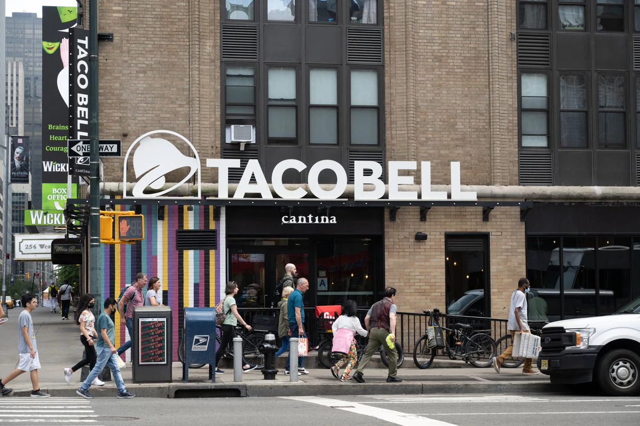 Eine Taco-Bell-Filiale in New York City. 