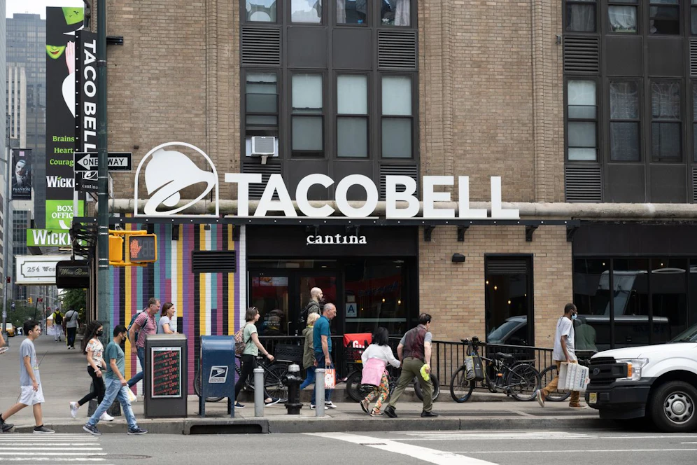 Eine Taco-Bell-Filiale in New York City. 