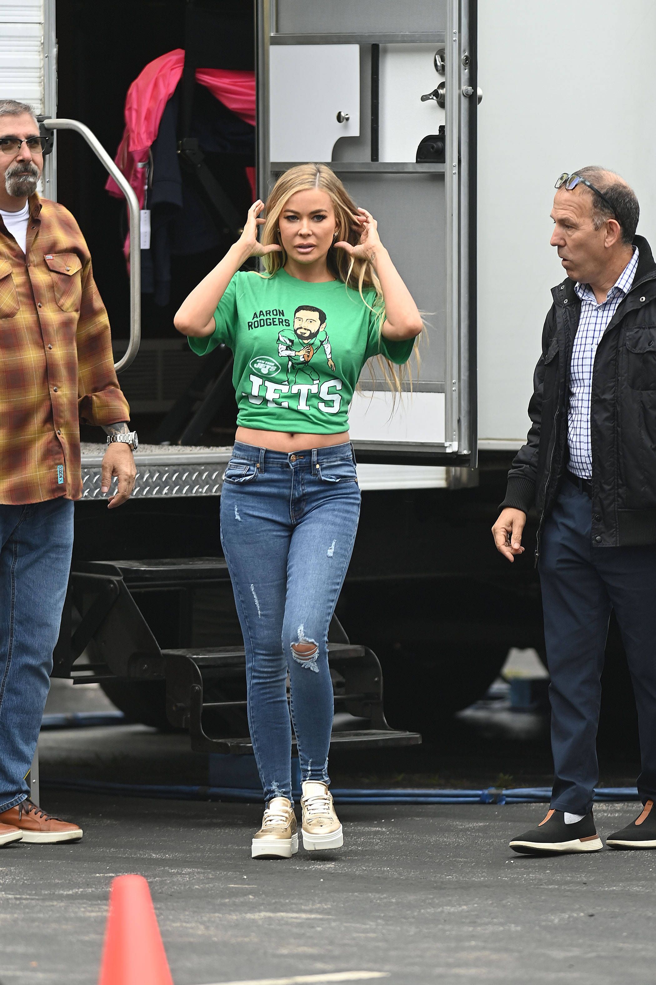 Carmen Electra scheint es nicht gut zu gehen.