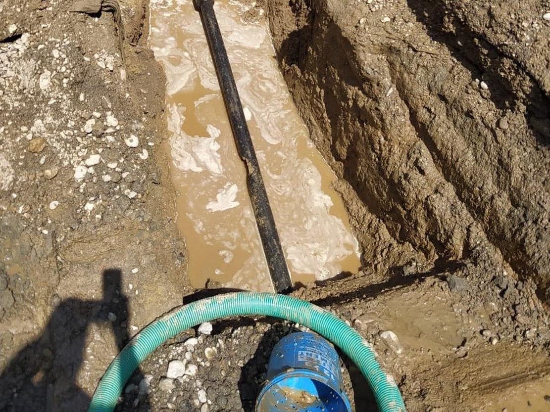 In Steyregg gab es einen Wasserrohrbuch, seither ist die Trinkwasserversorgung zum Teil unterbrochen.