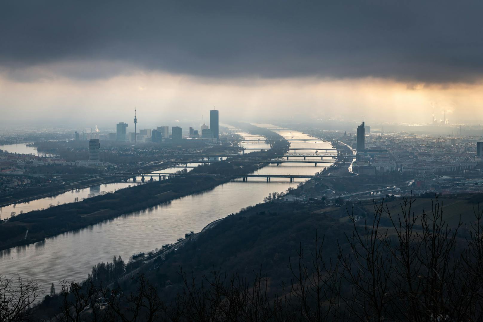 Auch auf die Bundeshauptstadt gehen in den kommenden Tagen zahlreiche Schauer nieder.