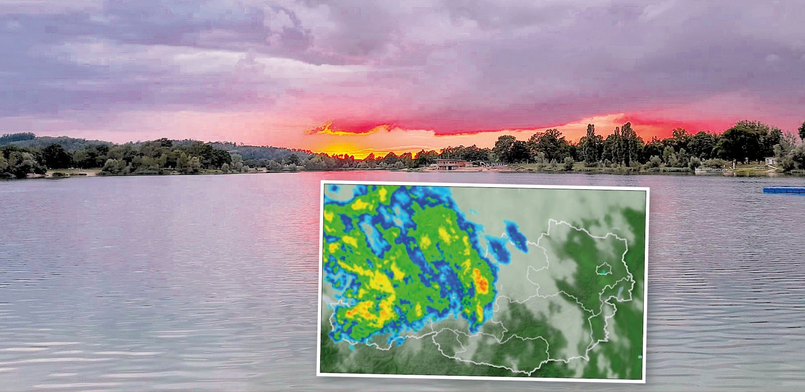 In den nächsten Tagen drohen wieder Unwetter mit viel Regenfällen.