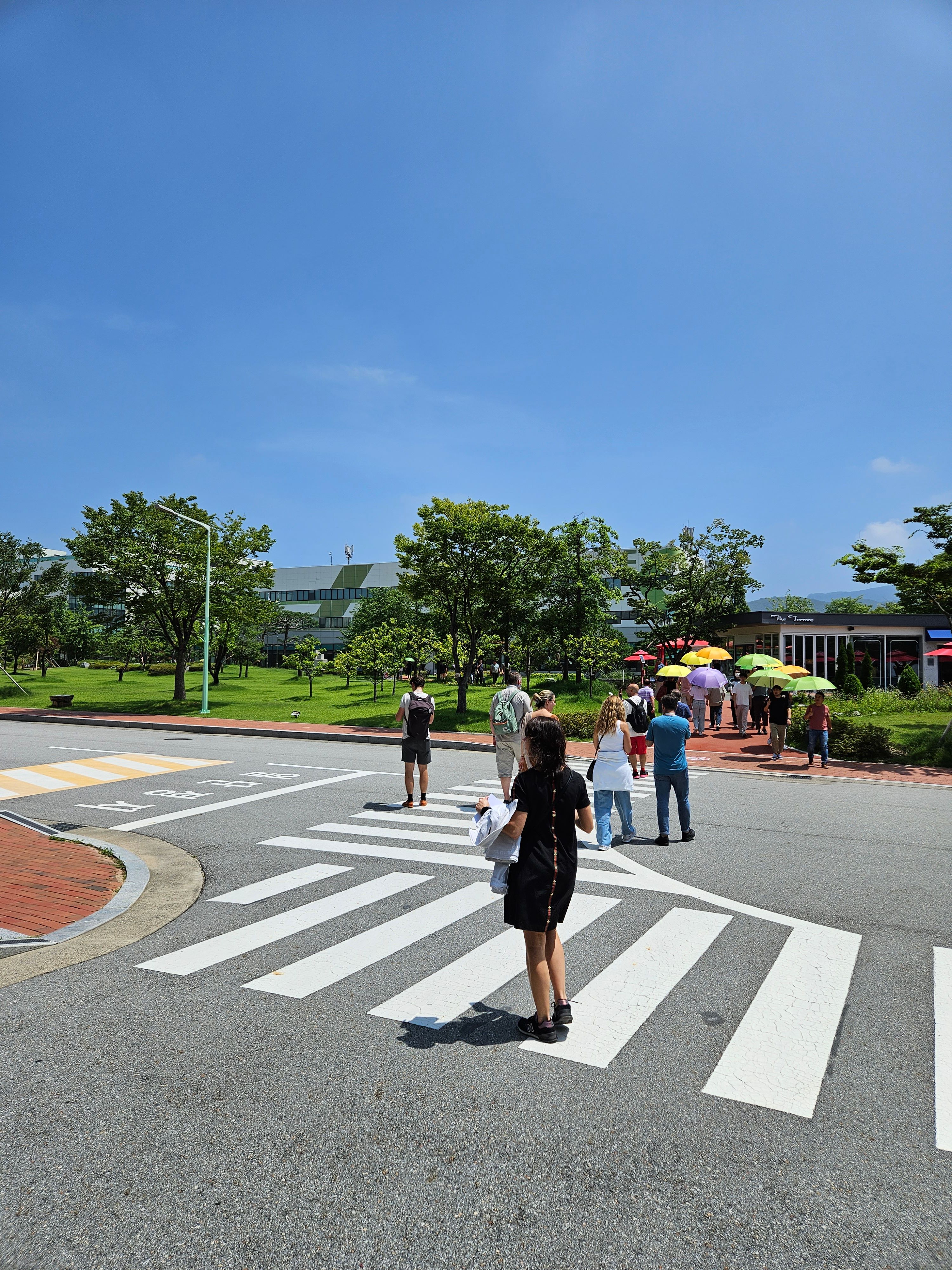 Viel Grün, viel Freiflächen: So wie bei Samsung stellt man sich wohl kein Smartphone-Herstellungswerk vor.