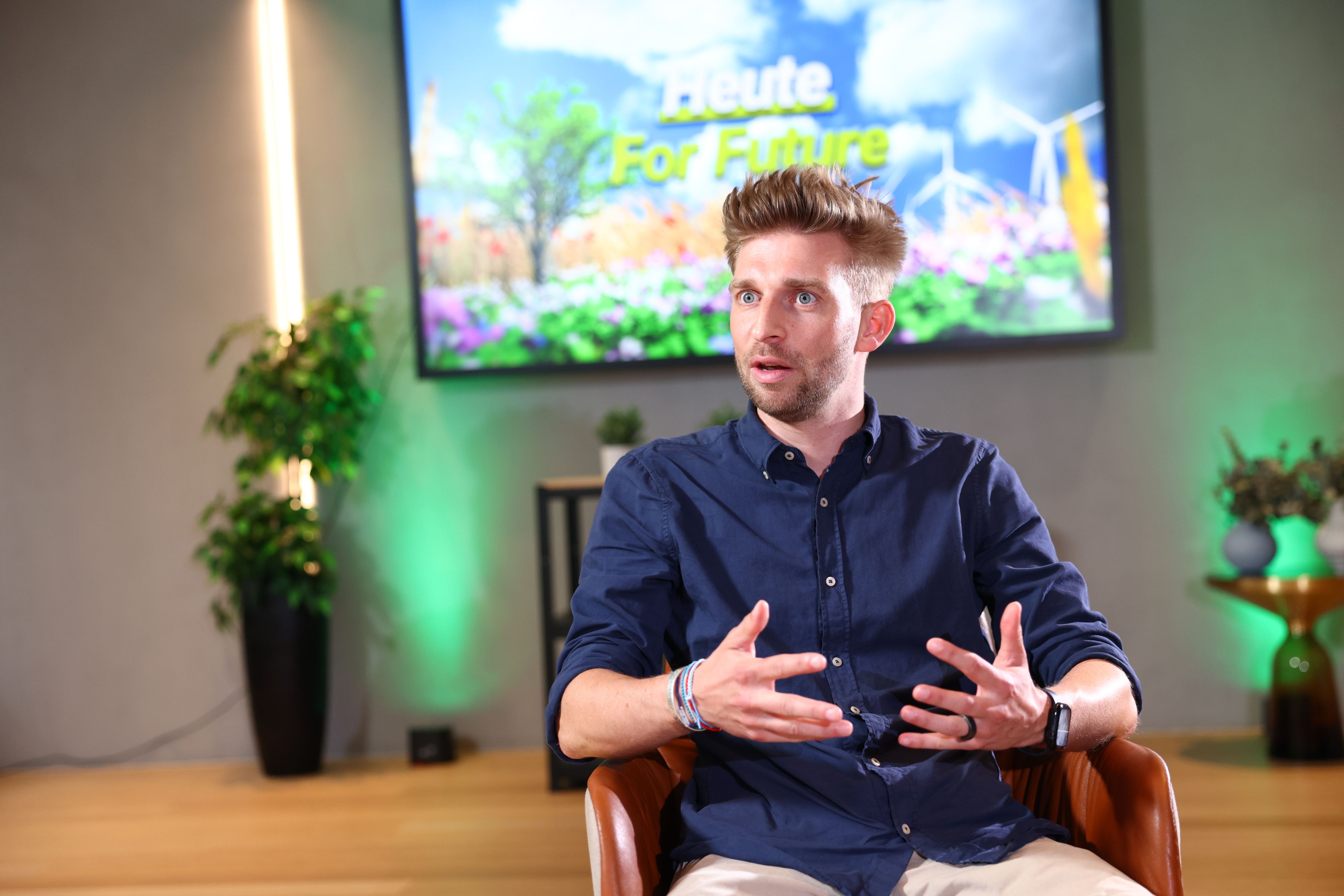 Kilian Kaminski von refurbed bei "Heute For Future TV".