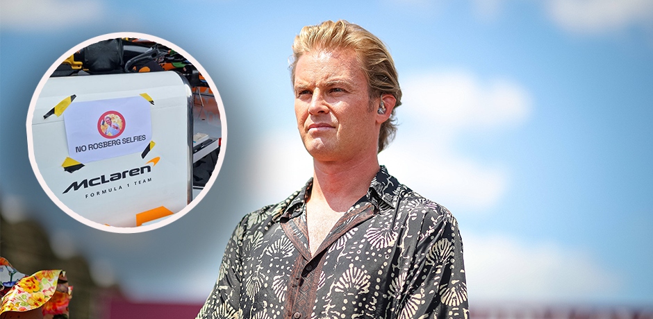 Nico Rosberg erhielt bei McLaren ein nicht ganz ernst gemeintes Selfie-Verbot. 
