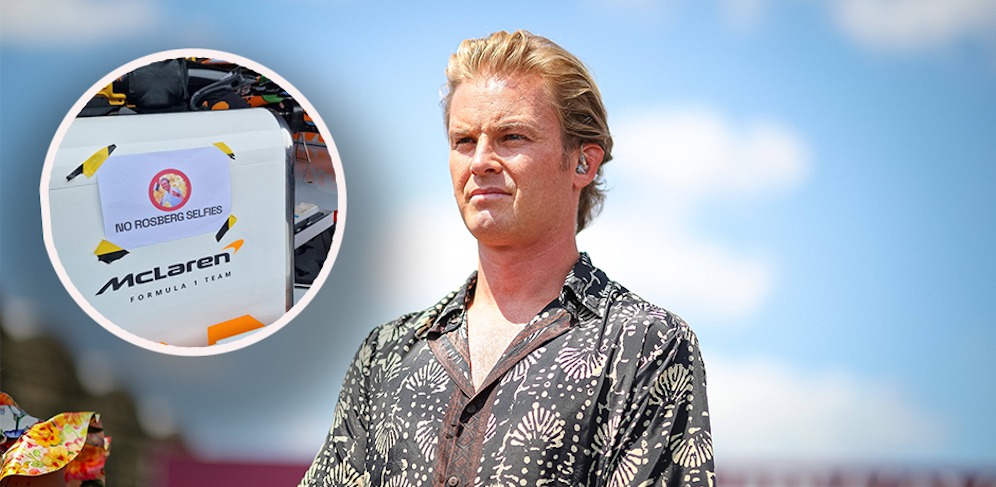 Nico Rosberg erhielt bei McLaren ein nicht ganz ernst gemeintes Selfie-Verbot. 