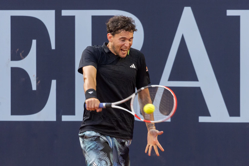 Österreichs Tennis-Ass Dominic Thiem in Kitzbühel. 