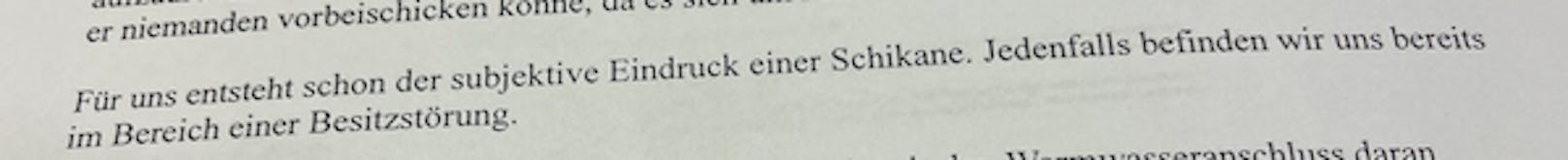 Techniker montierte jetzt Gaszufuhr ab - Kunde sieht es als Schikane.