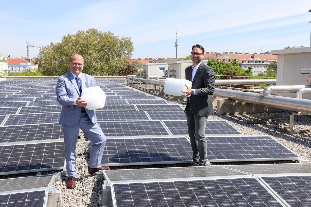 Vereinigite Eisfabriken und Kühlhallen verfügen über eine der größten PV-Anlagen in Wien.