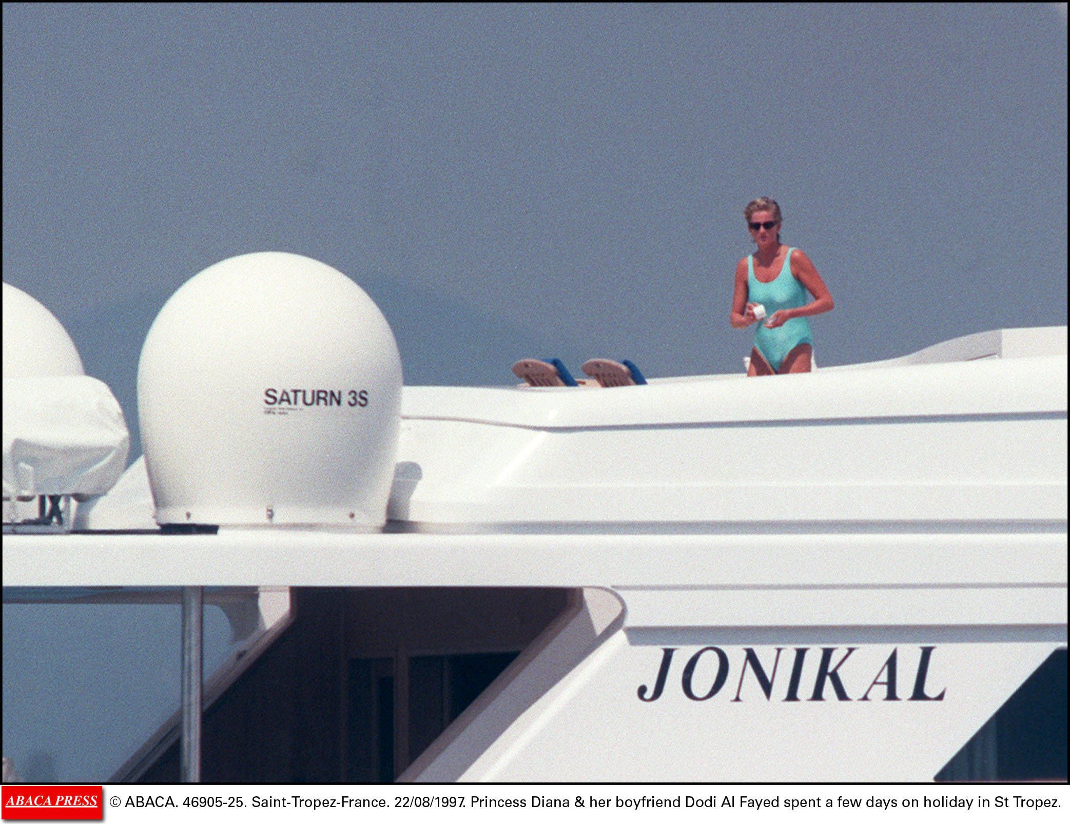 Prinzessin Diana verbrachte ihren letzten Urlaub vor ihrem Tod auf der Jacht Cujo.