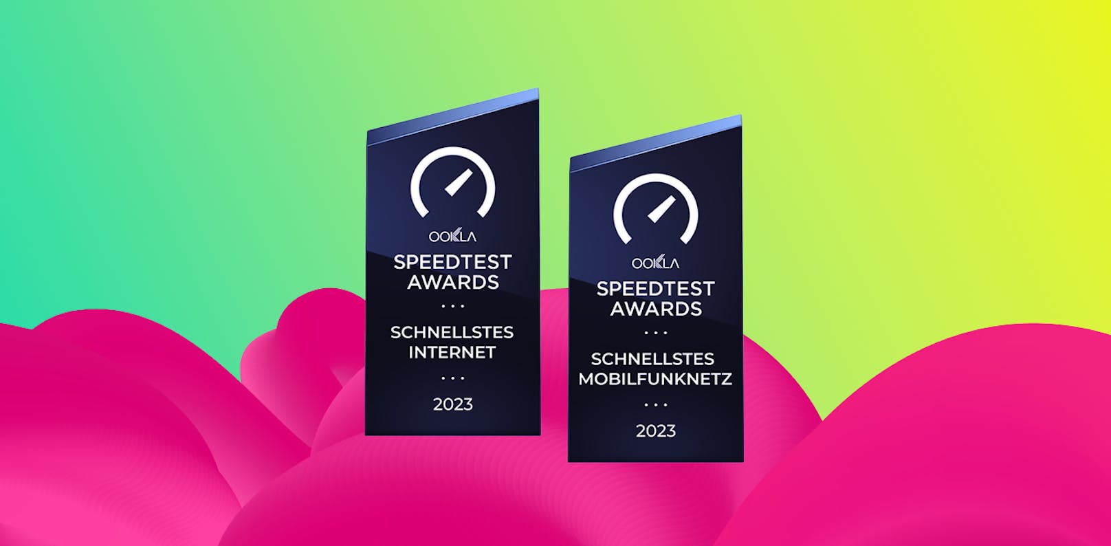 Für schnellstes Festnetz-Internet und Mobilfunknetz ausgezeichnet: Doppelsieg von Magenta bei Ookla Speedtest Awards.