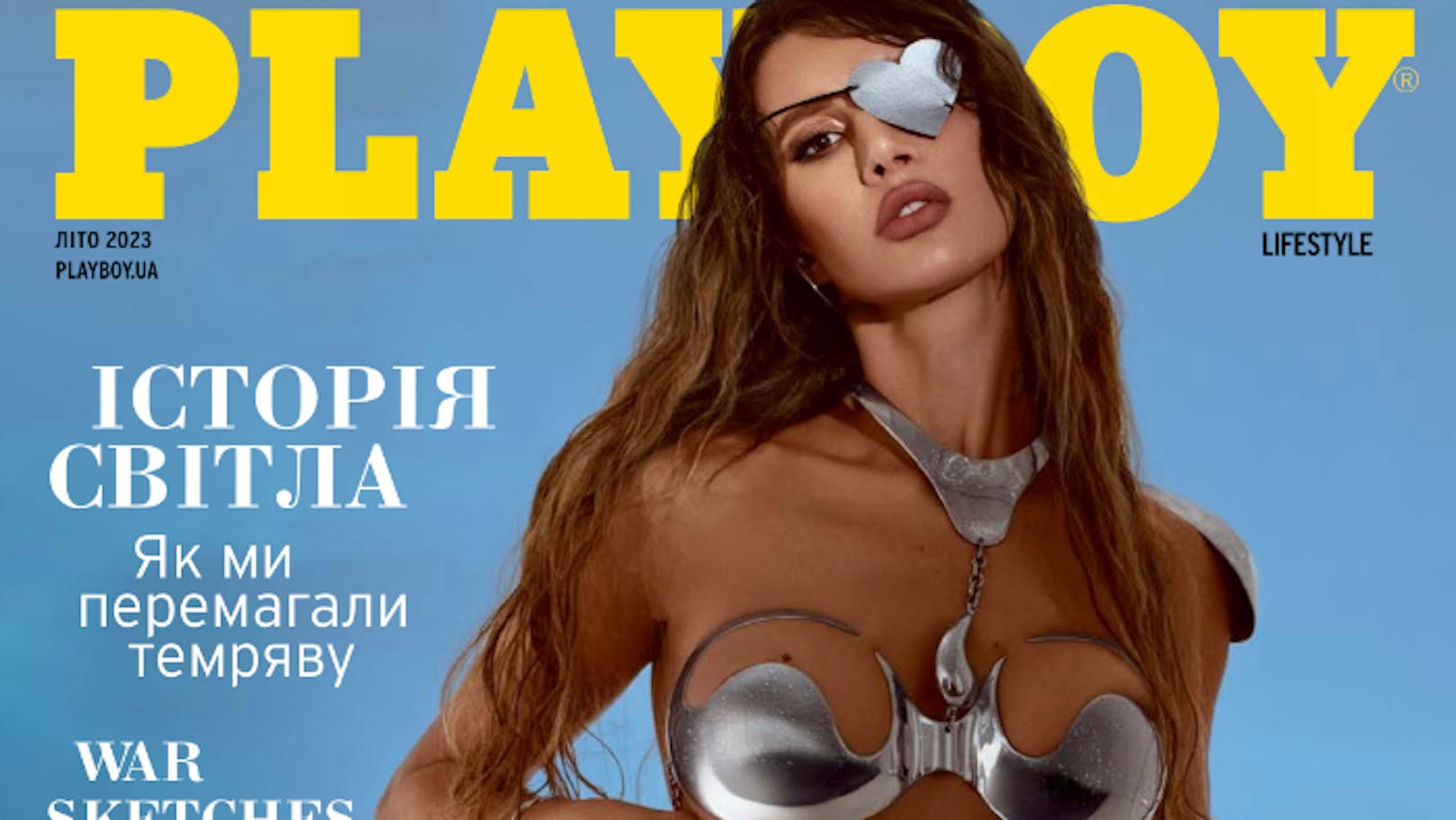 Frau verliert Auge im Krieg – jetzt ziert sie "Playboy"