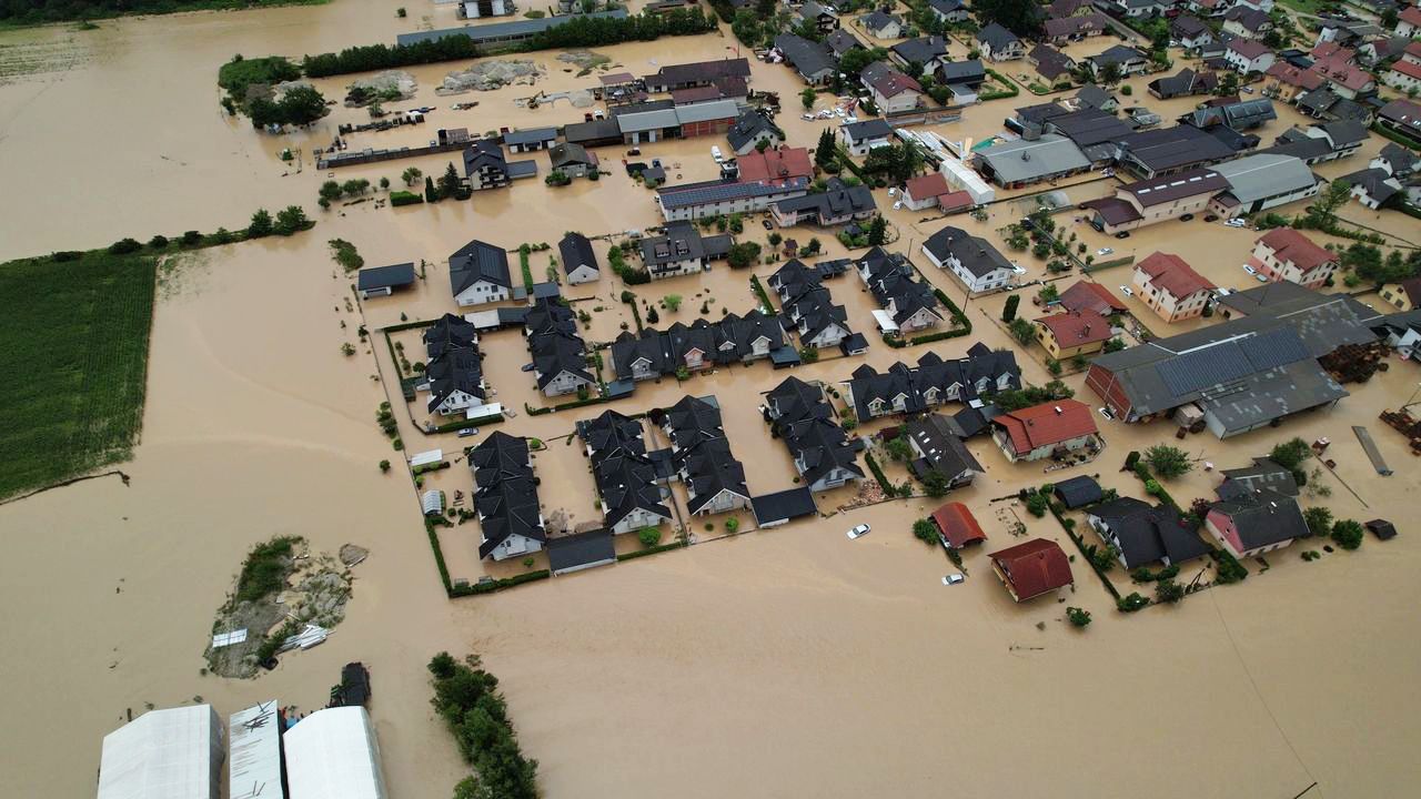 Der Norden Sloweniens wurde besonders schwer von den Unwettern getroffen.
