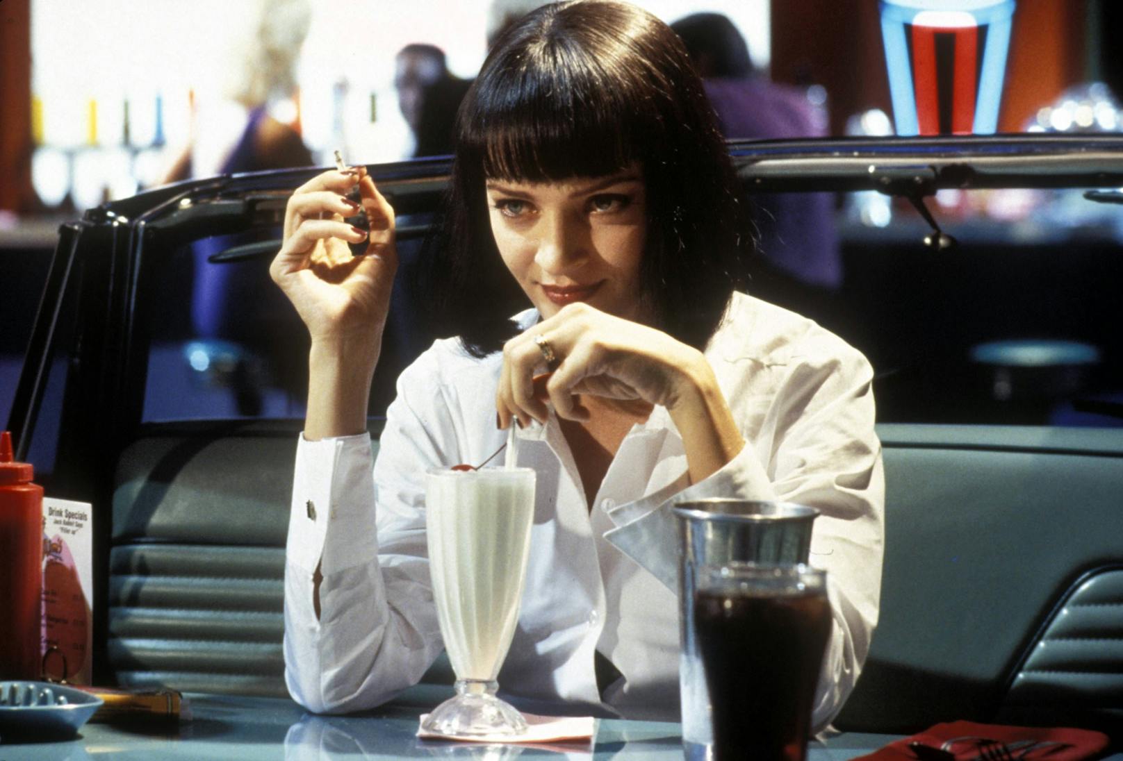 Mit Abstand eine ihrer berühmtesten Rollen: "Mia Wallace" in "Pulp Fiction" 1994