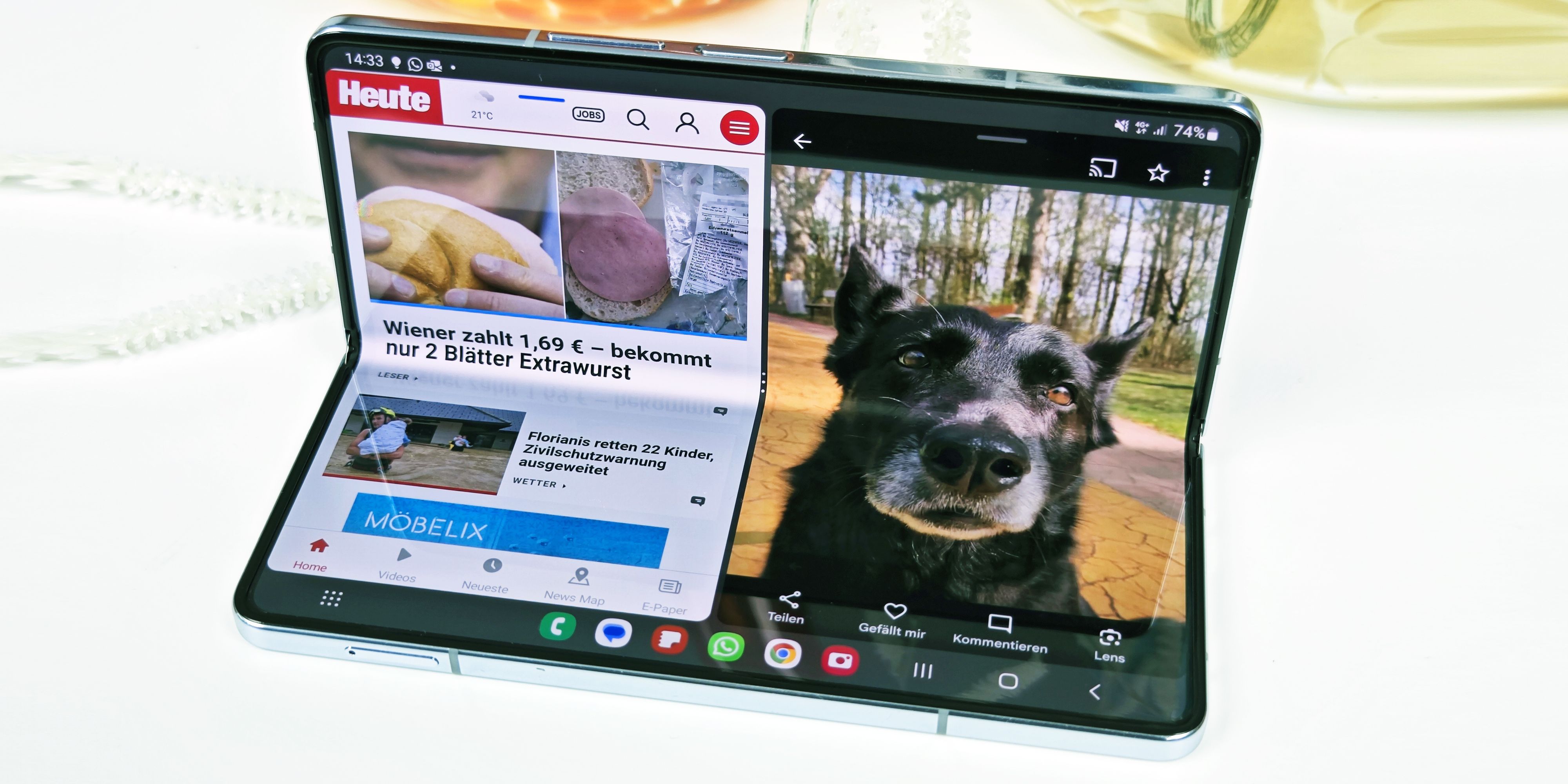 Samsung Galaxy Z Fold5 im Test – macht Falt-Träume wahr