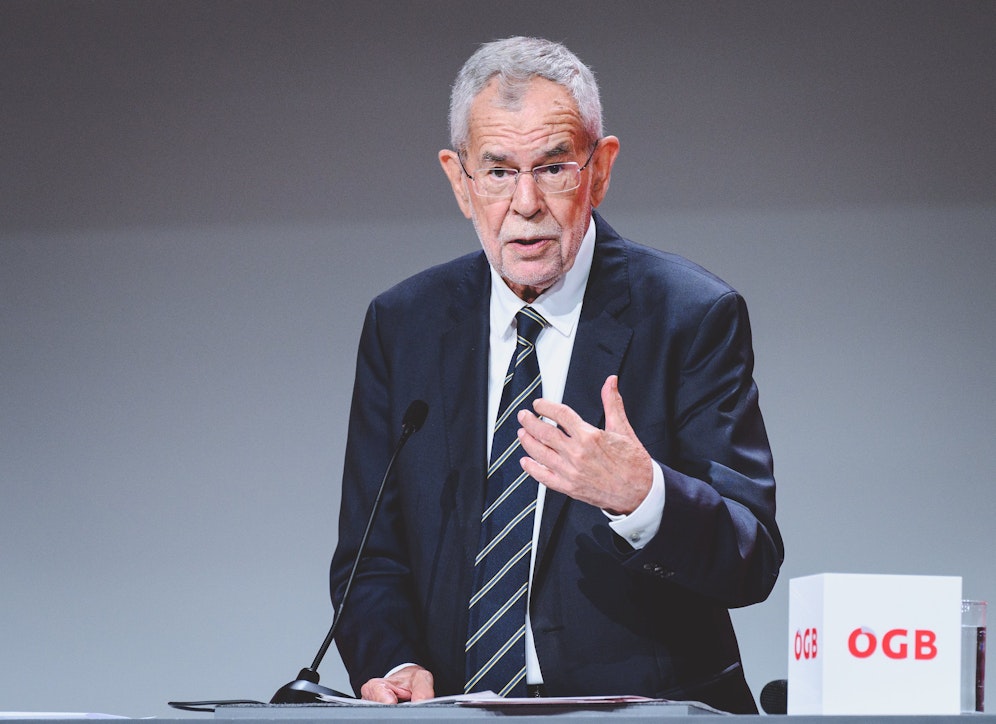 Bundespräsident Alexander Van der Bellen: 