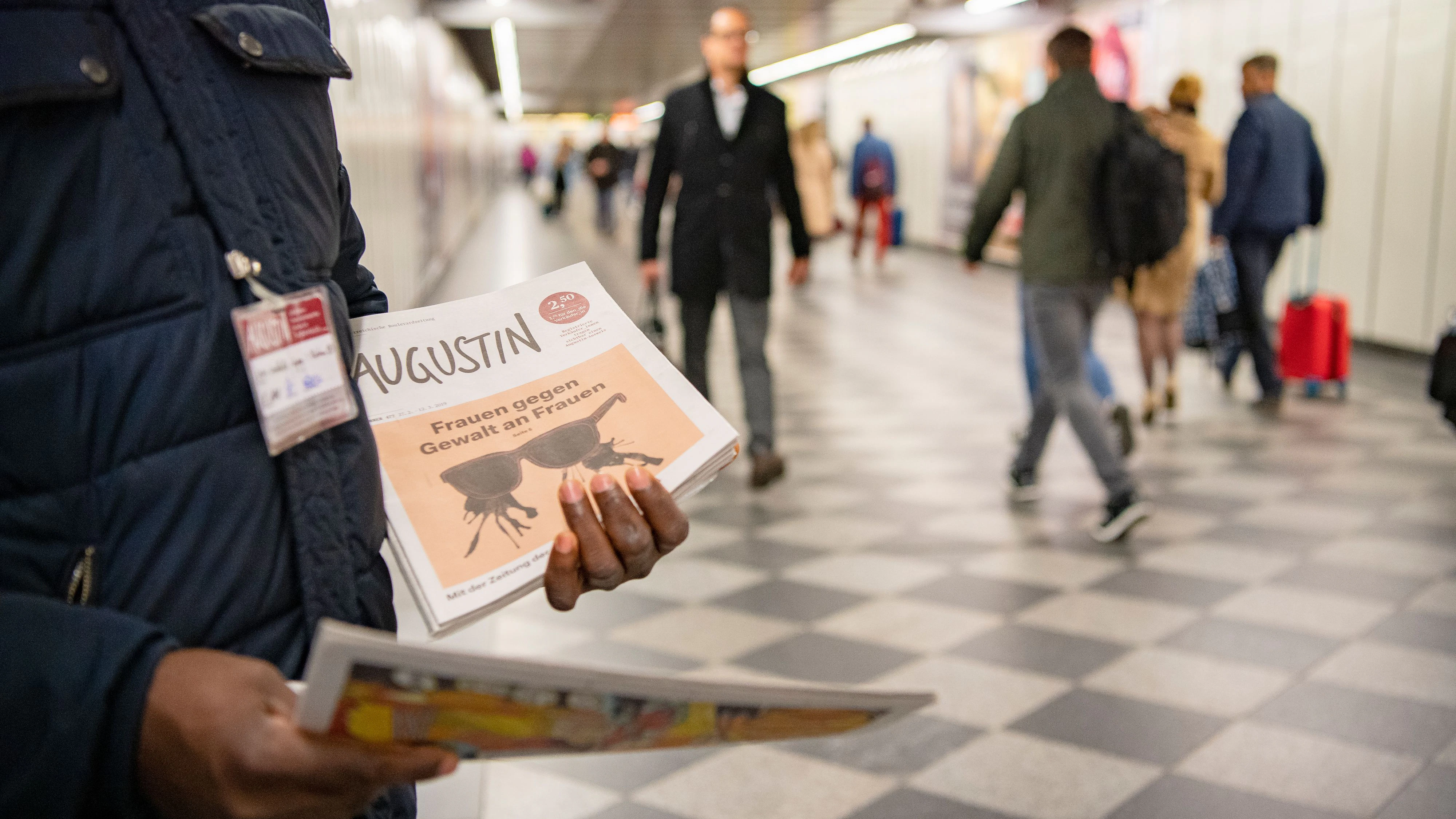 Augustinverkäufer "Abuchi" soll abgeschoben werden.