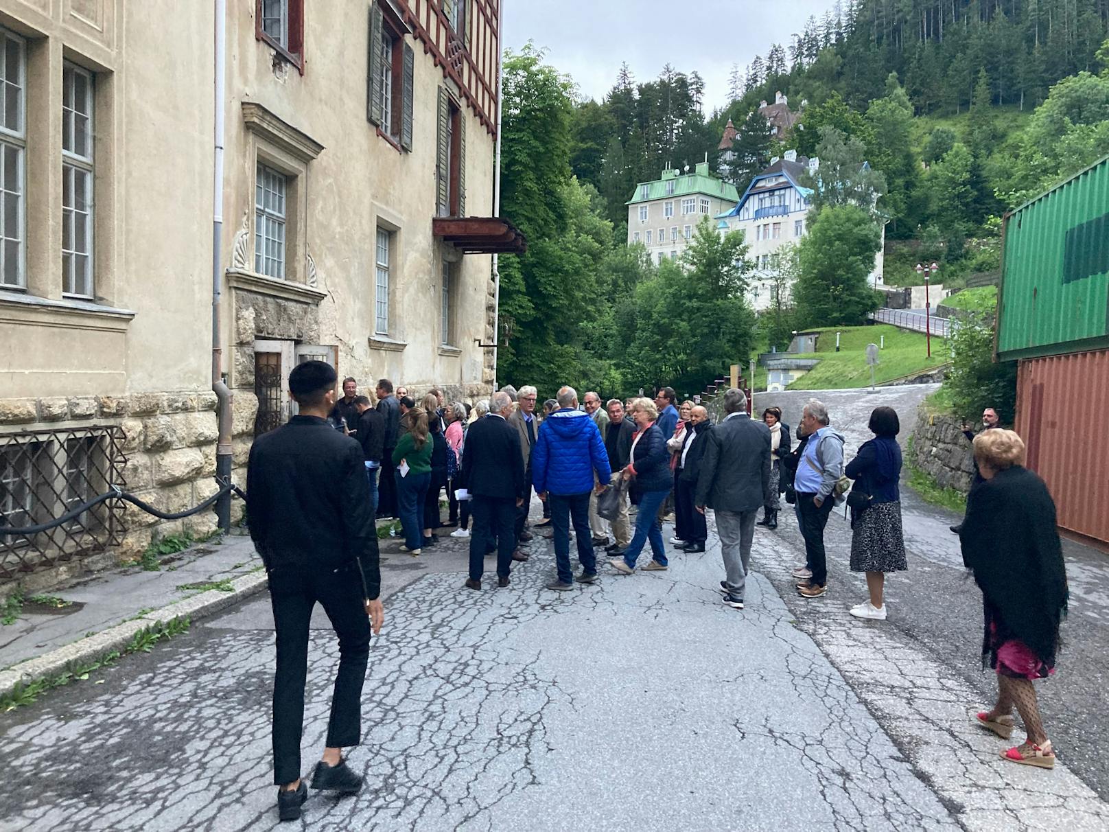 Laut Manker wurde das Publikum aus dem Hotel ausgesperrt.