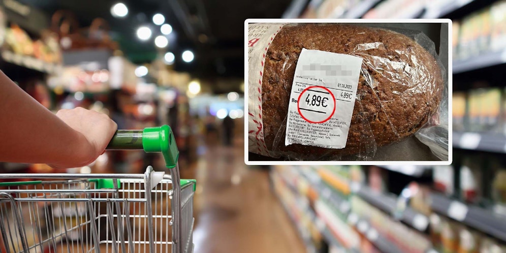 Als ein Niederösterreicher beim Brotregal vorbeischaute, sorgte der Preis für schlechte Laune.