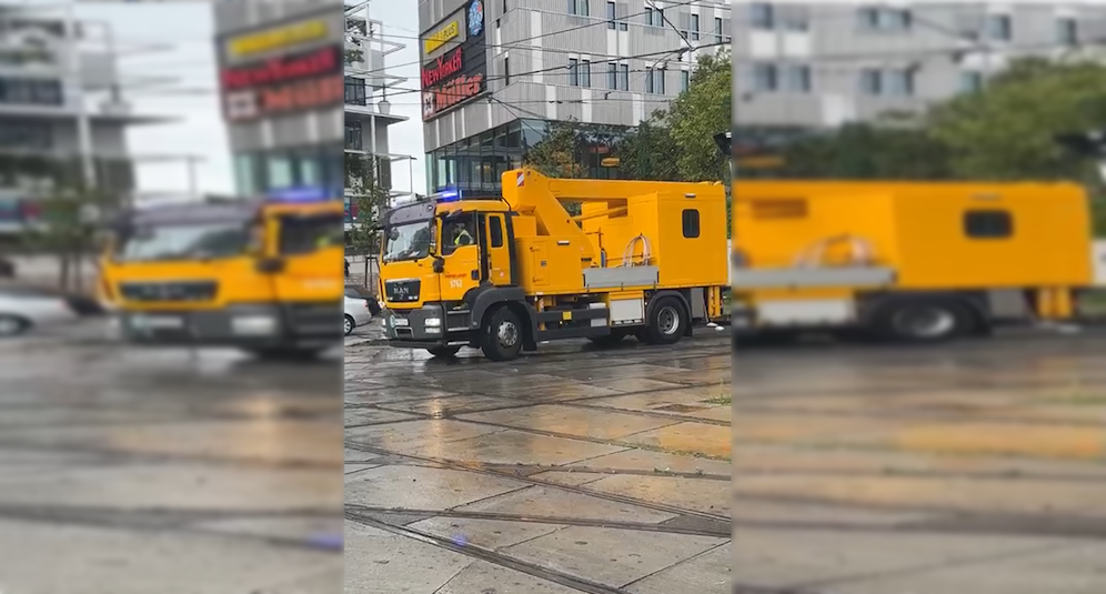 Leitungsgebrechen beim Wiener Westbahnhof