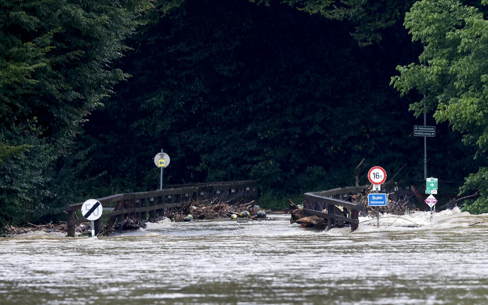 Der steirische Bezirk Leibnitz wurde besonders schwer von den Unwettern getroffen. 