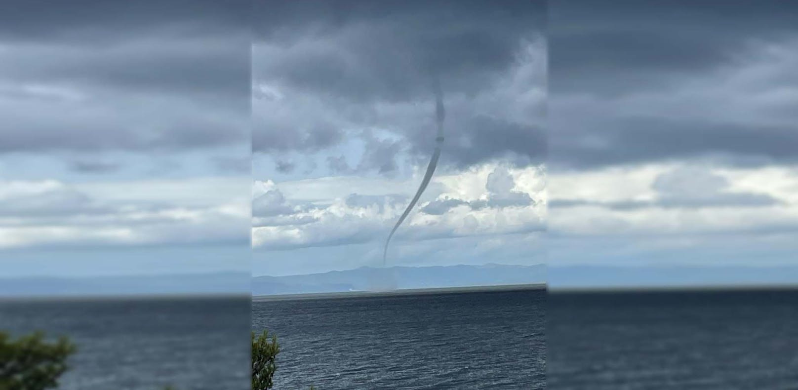 Tornado-Alarm in Kroatien! Wienerin dreht heftiges Video