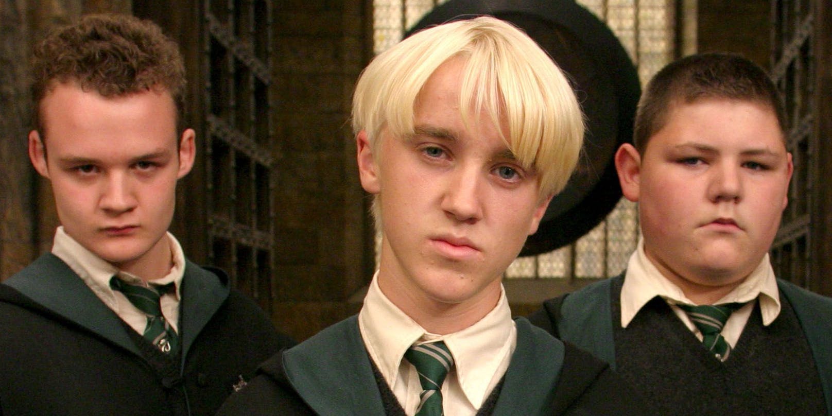 JAMIE WAYLETT spielte einen von Draco Malfoys (gespielt von TOM FELTON) Verbündeten in in "Harry Potter".