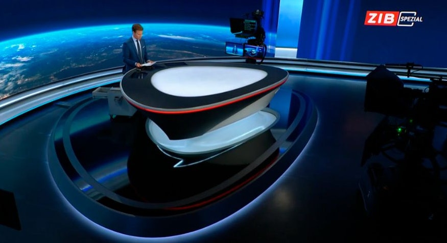 Tobias Pötzelsberger während der Unwetter-"ZIB Spezial" am 5. August 2023.