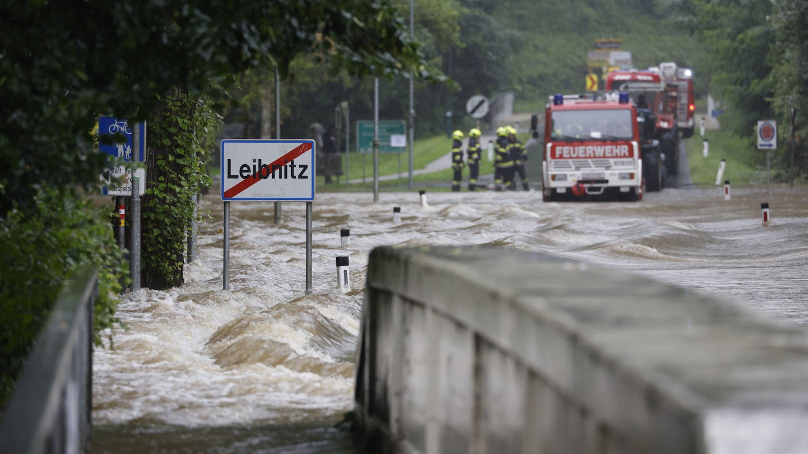 Sintflut-Unwetter trifft Österreich mit voller Wucht