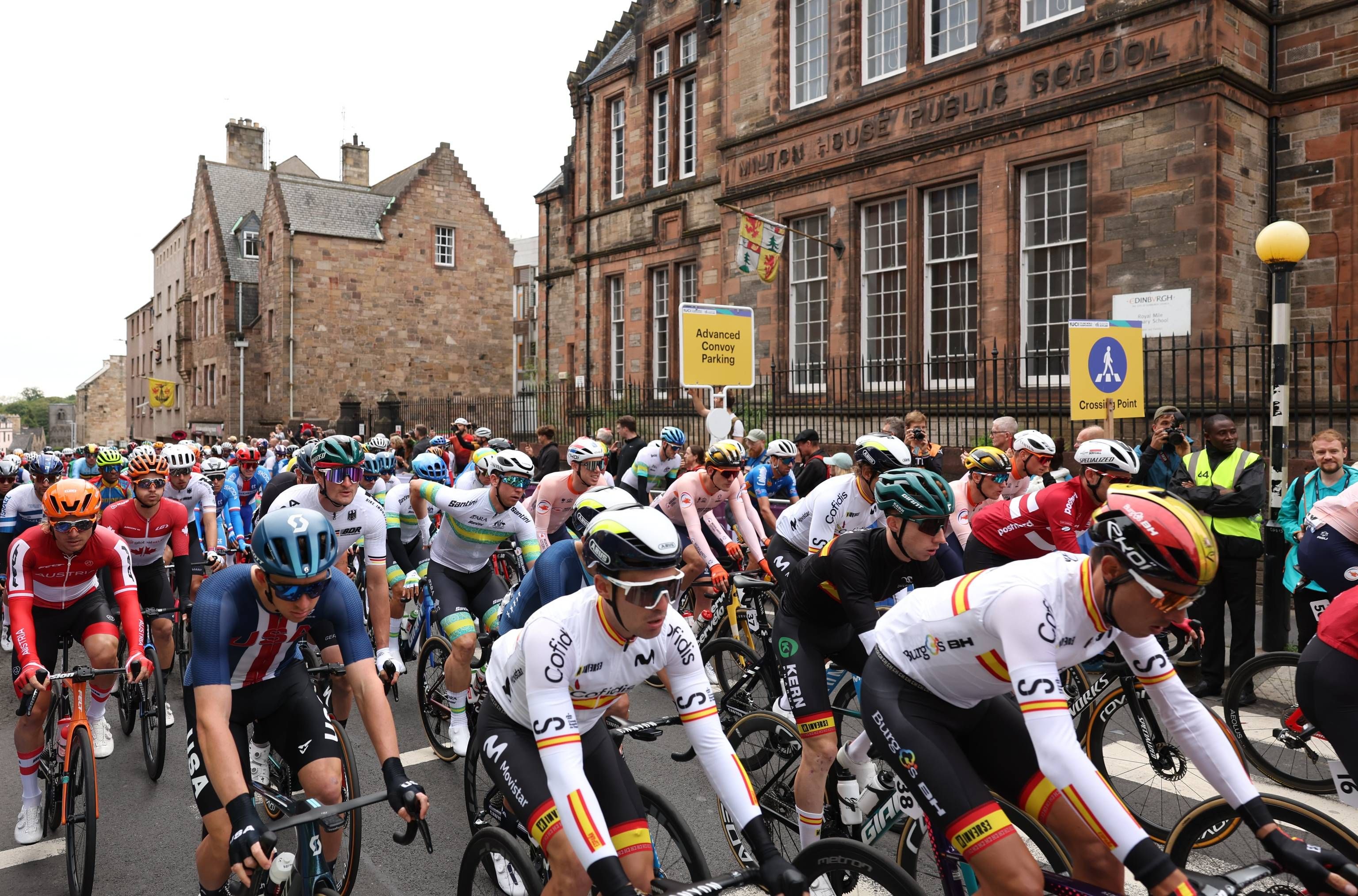 Das Starterfeld in Edinburgh.