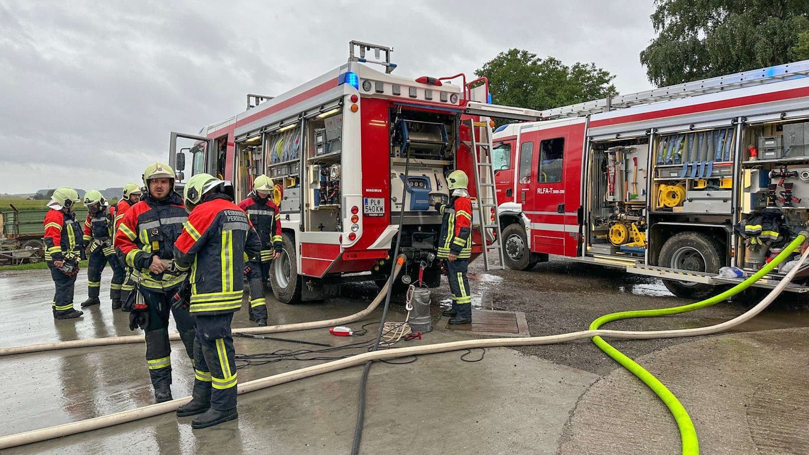 Zwölf Feuerwehren mit 143 Helfern standen im Einsatz.