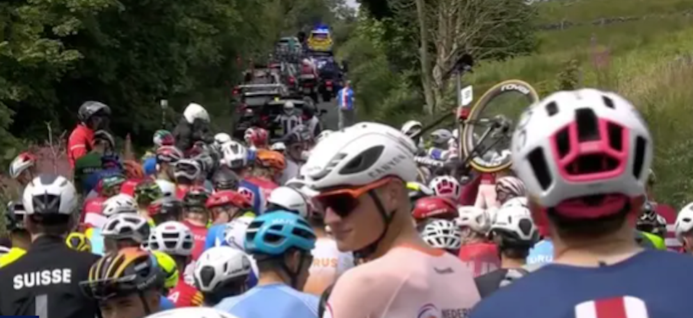 Klima-Proteste bei der Rad-WM.