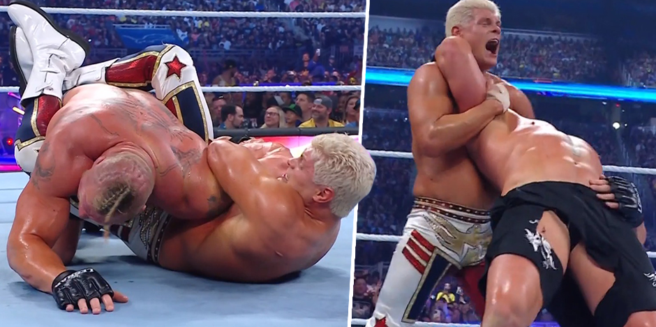 Brock Lesnar platzt die Hose