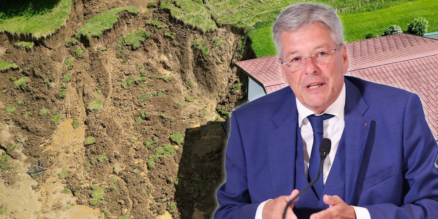 Auch in der Steiermark kam es zu Hangrutschen (im Bild), so etwas wie in Kärnten habe es in jüngerer Vergangenheit aber noch nicht gegeben.