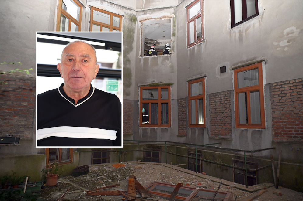 Bewohner Zoran S. (72) kam mit dem Schrecken davon.