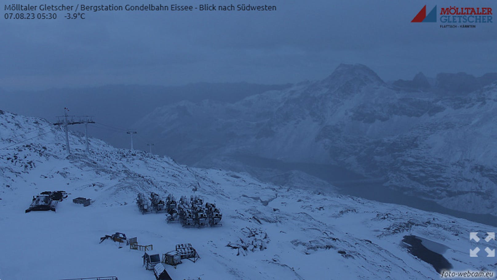 Schnee auch in Kärnten.