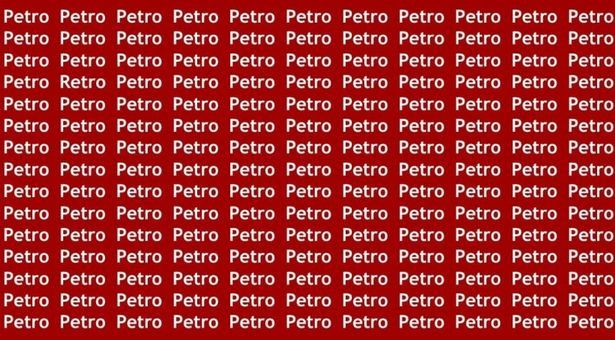 Petro, so weit das Auge reicht – oder doch nicht?