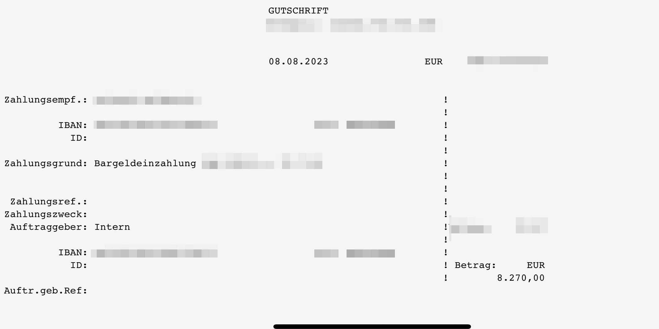 Zum Glück bekam Gregor und seine Frau das Geld doch noch zurück.