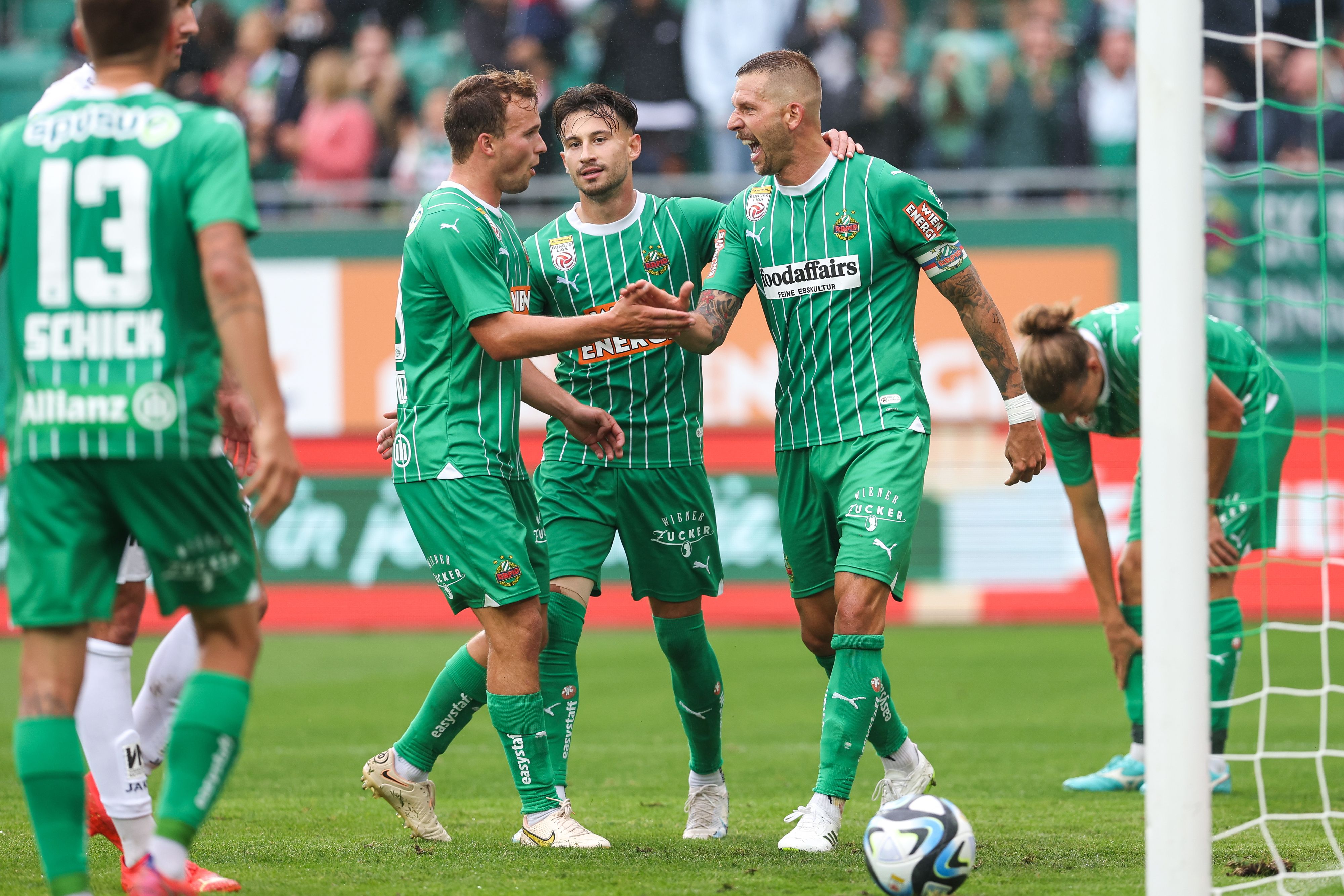 Rapid will auch gegen Debrecen jubeln.