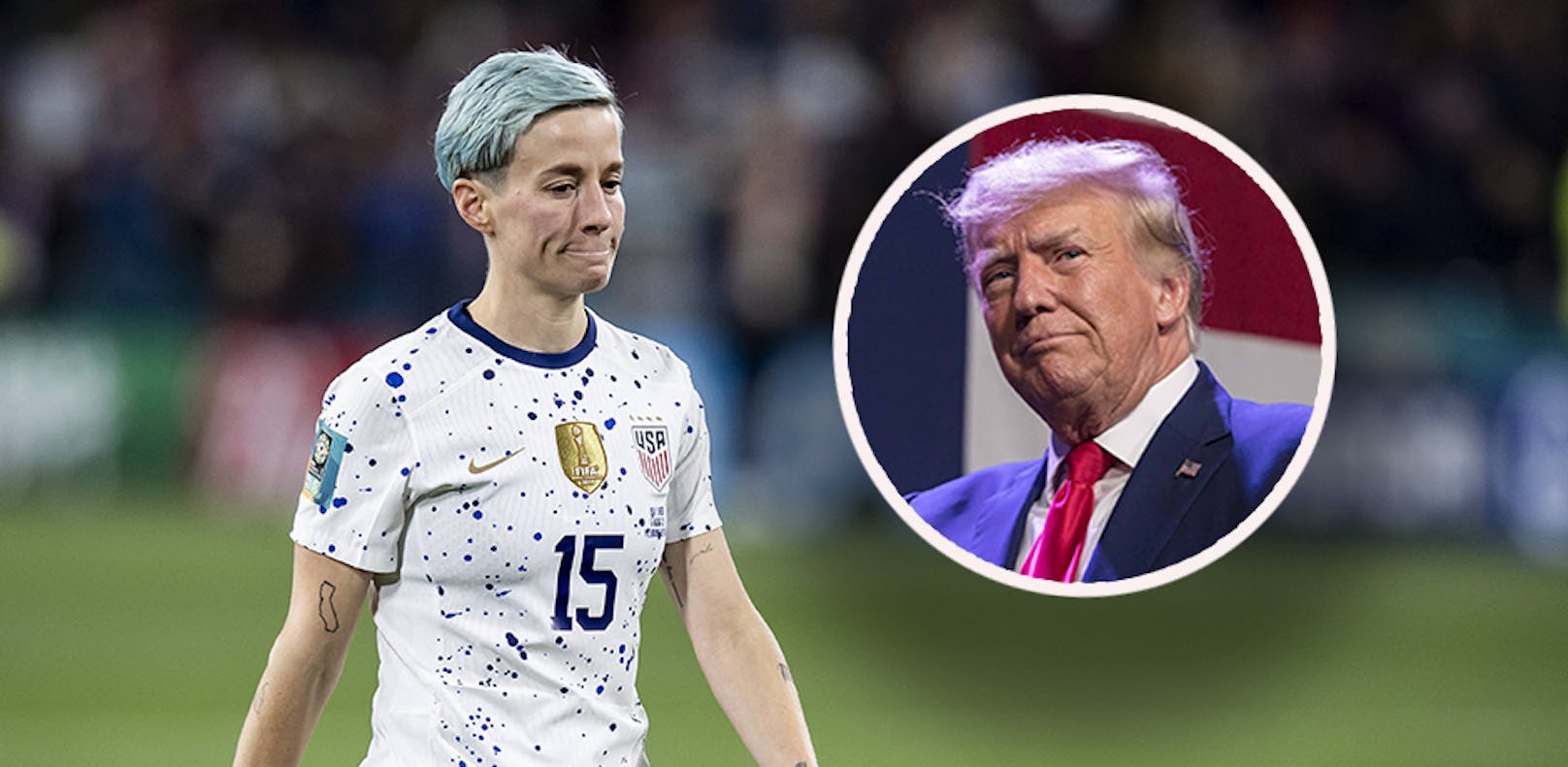 Megan Rapinoe und die USA sind bei der WM gescheitert. 