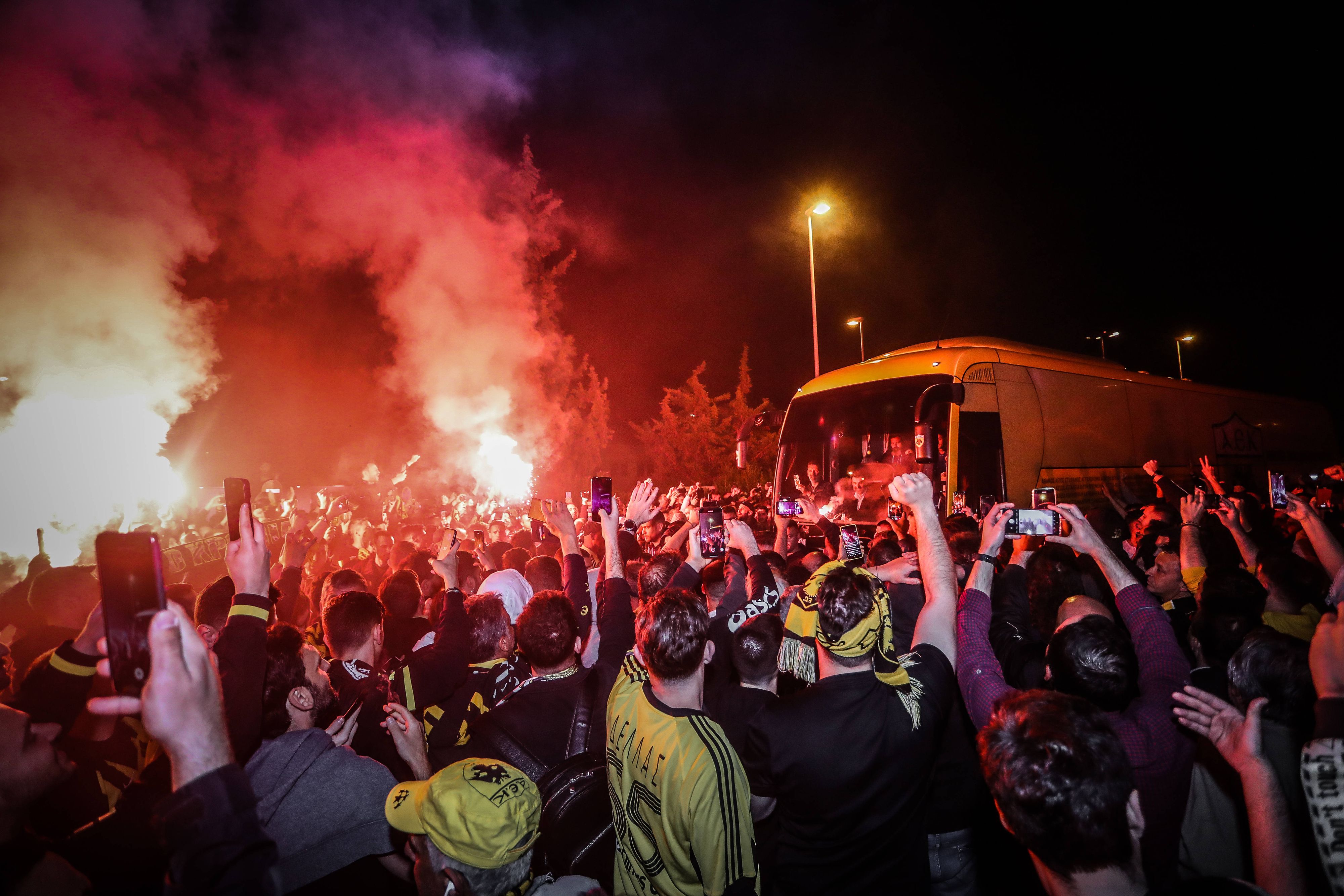 Fans von AEK Athen